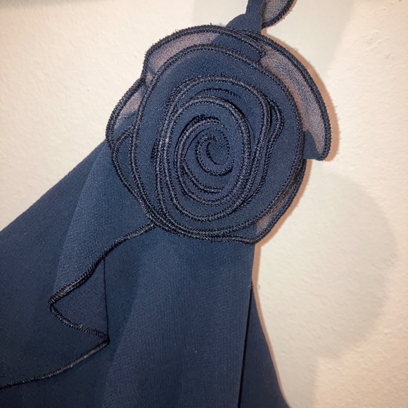 Midnight Blue Aritzia Engage Dress - Picture 6 of 7